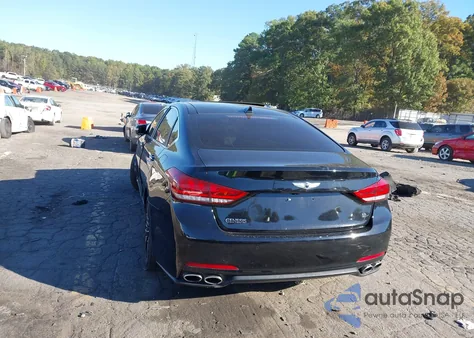 2015 Hyundai Genesis 5.0 from USA, damaged, VIN KMHGN4JFXFU096453